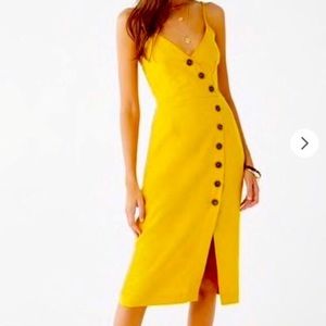 Forever 21 | Contemporary Linen Blend Dress sz XS